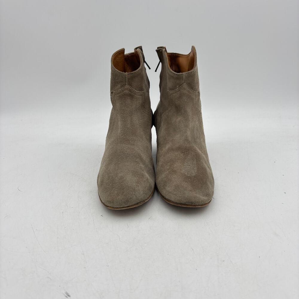 Isabel Marant Etoile Dicker Suede Ankle Boots Women's 39 Western Boho Booties - Picture 2 of 16